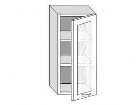 19.40.3 Шкаф настенный (h=913) на 400мм с 1-ой стекл. дверцей в Шумихе - shumiha.magazinmebel.ru | фото
