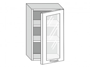 19.50.3 Шкаф настенный (h=913) на 500мм с 1-ой стекл. дверцей в Шумихе - shumiha.magazinmebel.ru | фото