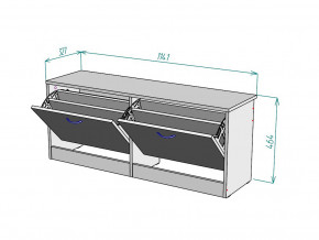 Обувница W55 в Шумихе - shumiha.magazinmebel.ru | фото - изображение 3