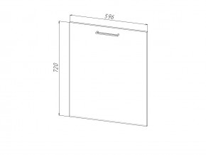 П 60 Комплект для посудомоечной машины 600 мм (цоколь + фасад) ЛДСП в Шумихе - shumiha.magazinmebel.ru | фото
