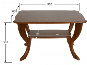 Стол журнальный Маэстро СЖ-01 орех в Шумихе - shumiha.magazinmebel.ru | фото - изображение 2